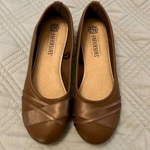 NWOT, HARBORSIDES Brown Flats, Size 7 Women’s